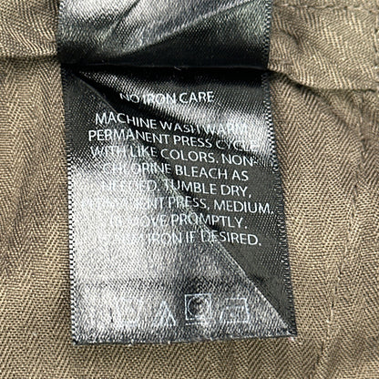 Haggar Mens Khaki Chino Pants Beige Flat Front 100% Cotton 38x29 by Haggar