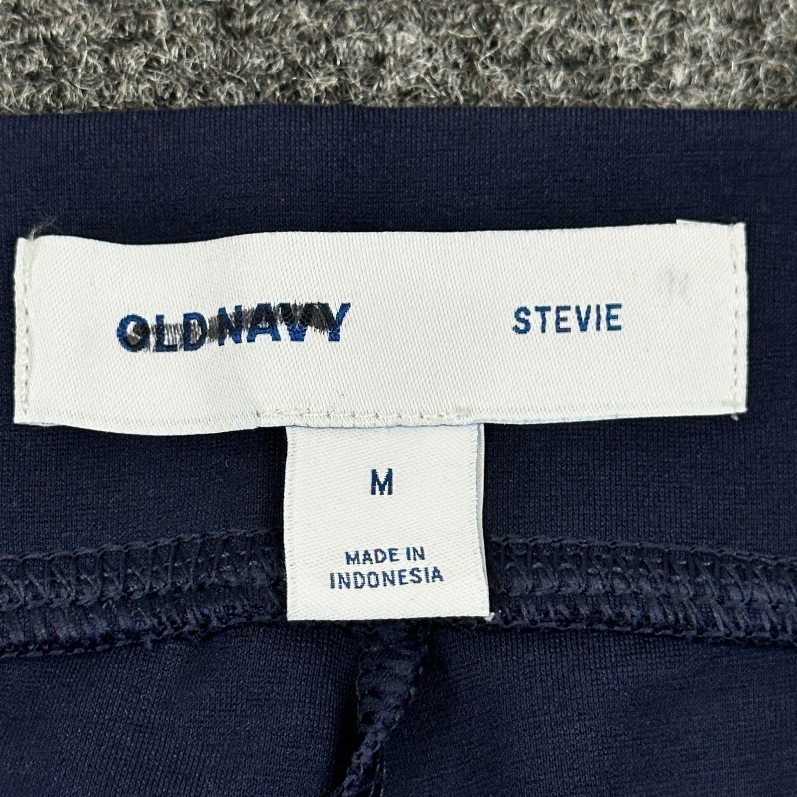 Old Navy Stevie Navy Blue Slim Fit Front Seam Pull On Pants Womens Size M by Old Navy