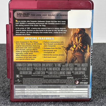 The Thing HD DVD 1982 John Carpenter Kurt Russell Sci-Fi Horror Universal 2006 by Buysaavy