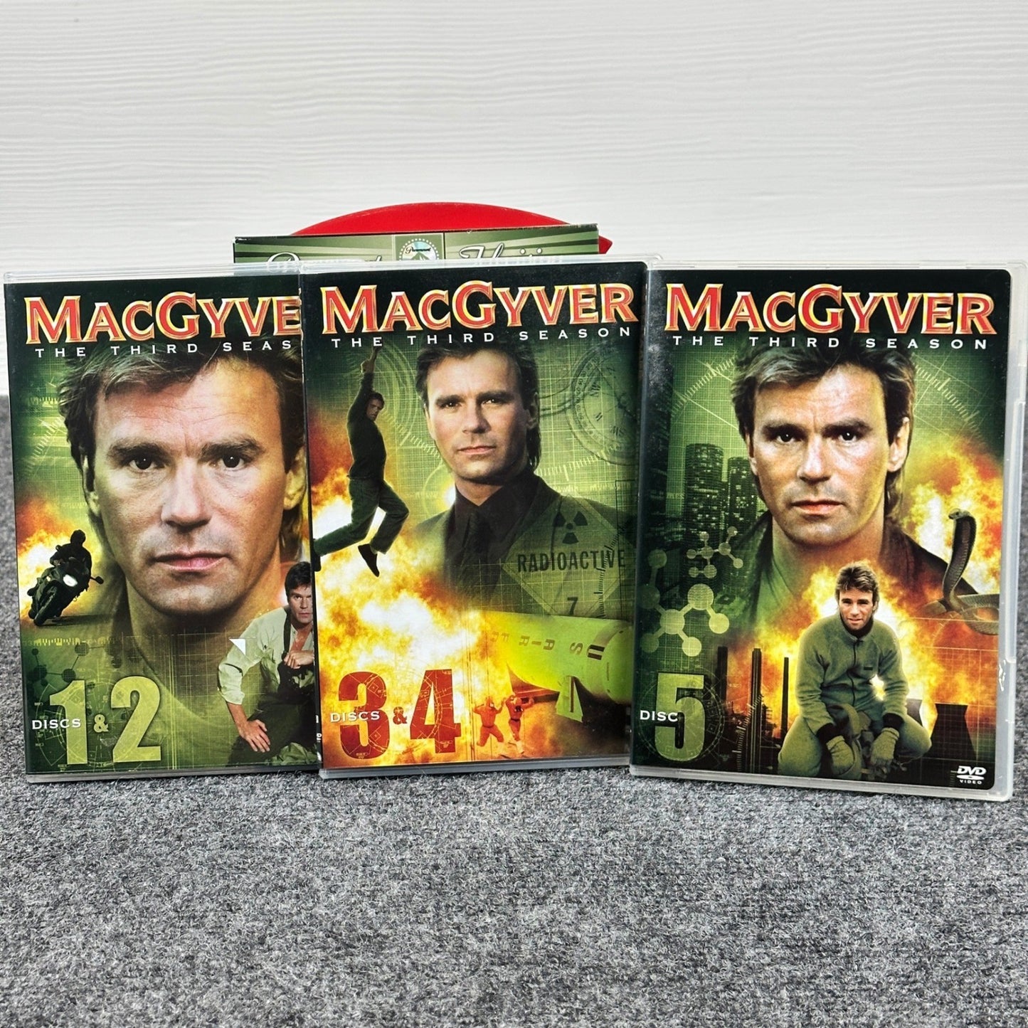 MacGyver The Complete Third Season DVD 5-Disc Richard Dean Anderson Paramount by Buysaavy