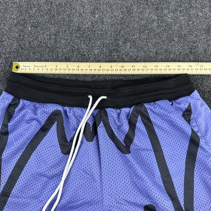 Puma Mens Basketball Shorts Purple Black White Graphic Mesh 530508-06 Size Large by PUMA