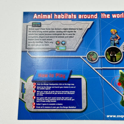 Eco Rangers Animal Kingdom DVD Learning Adventure Game Snap TV Kids 2004 Ages 6+ by Buysaavy