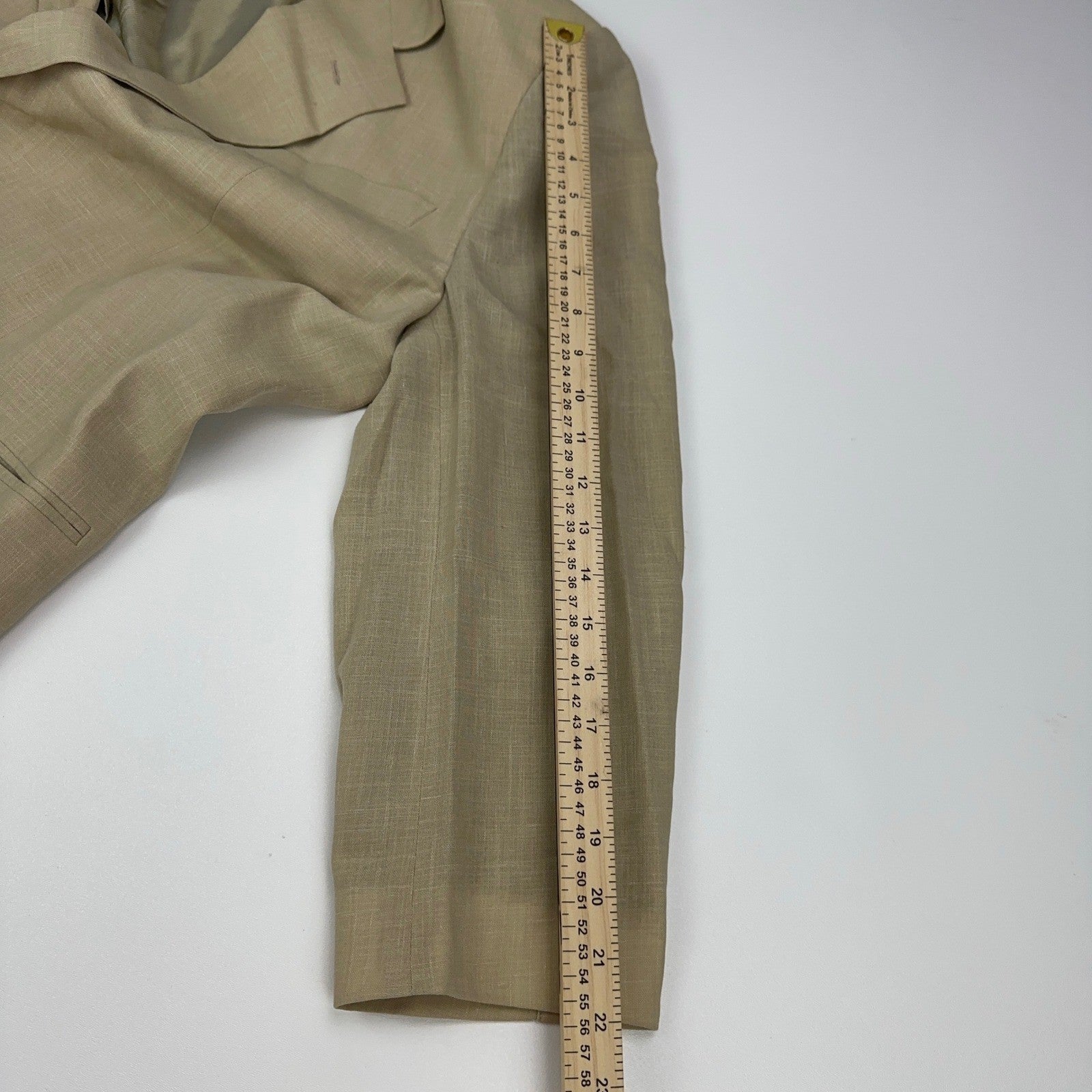 Division Vogue Tan Marzotto Italia Tessuto Blazer Sport Coat Beige Mens by Division Vogue