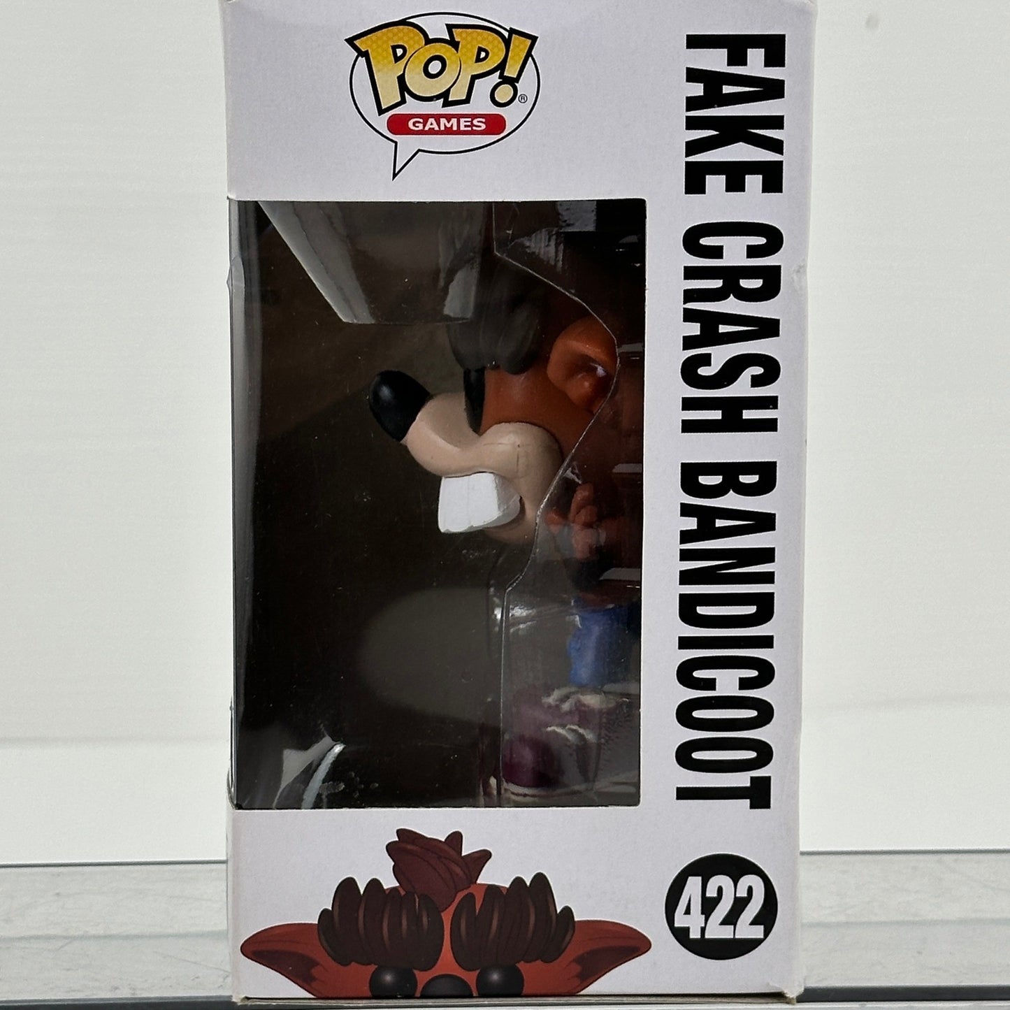 Funko Pop Games Fake Crash Bandicoot 422 GameStop Exclusive Vinyl Figure by Funko