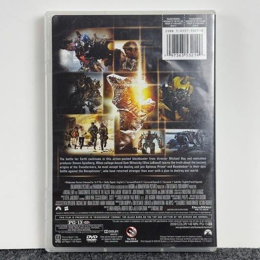 Transformers Revenge of the Fallen DVD 2009 Widescreen Action Michael Bay PG-13 by Buysaavy