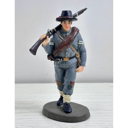 Civil War Soldier Figurines Set of 2 Historical Gettysburg Souvenir Decor by Americana Souvenirs