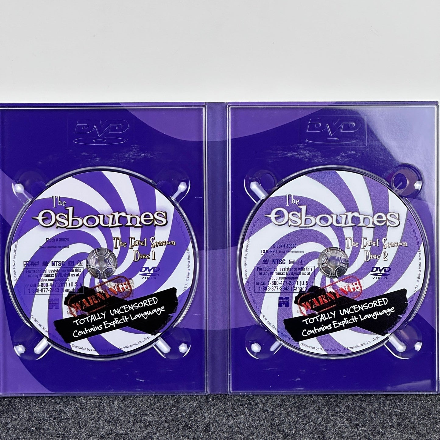 The Osbournes The First Season DVD MTV Reality Show Ozzy Uncensored Box Set by Buysaavy