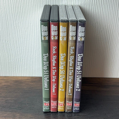 Time Life Doo Wop Gold 5 DVD Set Rock Rhythm 50 51 Volumes 1 2 Live Performances by Buysaavy