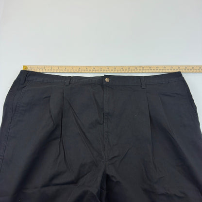 Northwest Territory Big Man Pleated Cotton Pants Black 48x29 Work Casual Chinos by Northwest Territory