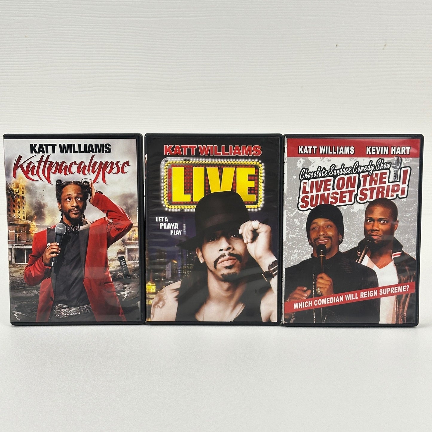 Katt Williams Triple Play DVD Box Set Kattpacalypse Live on the Sunset Strip by Buysaavy