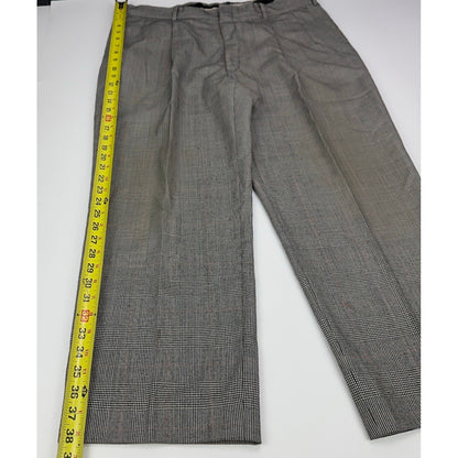 Sterling & Hunt Premier Edition Mens Grey Glen Plaid Worsted Wool Suit by Sterling & Hunt