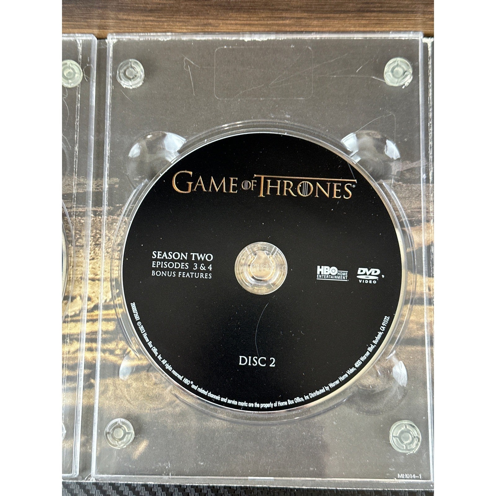 HBO Game of Thrones The Complete Second Season DVD 5-Disc Box Set 2013 Release by Buysaavy