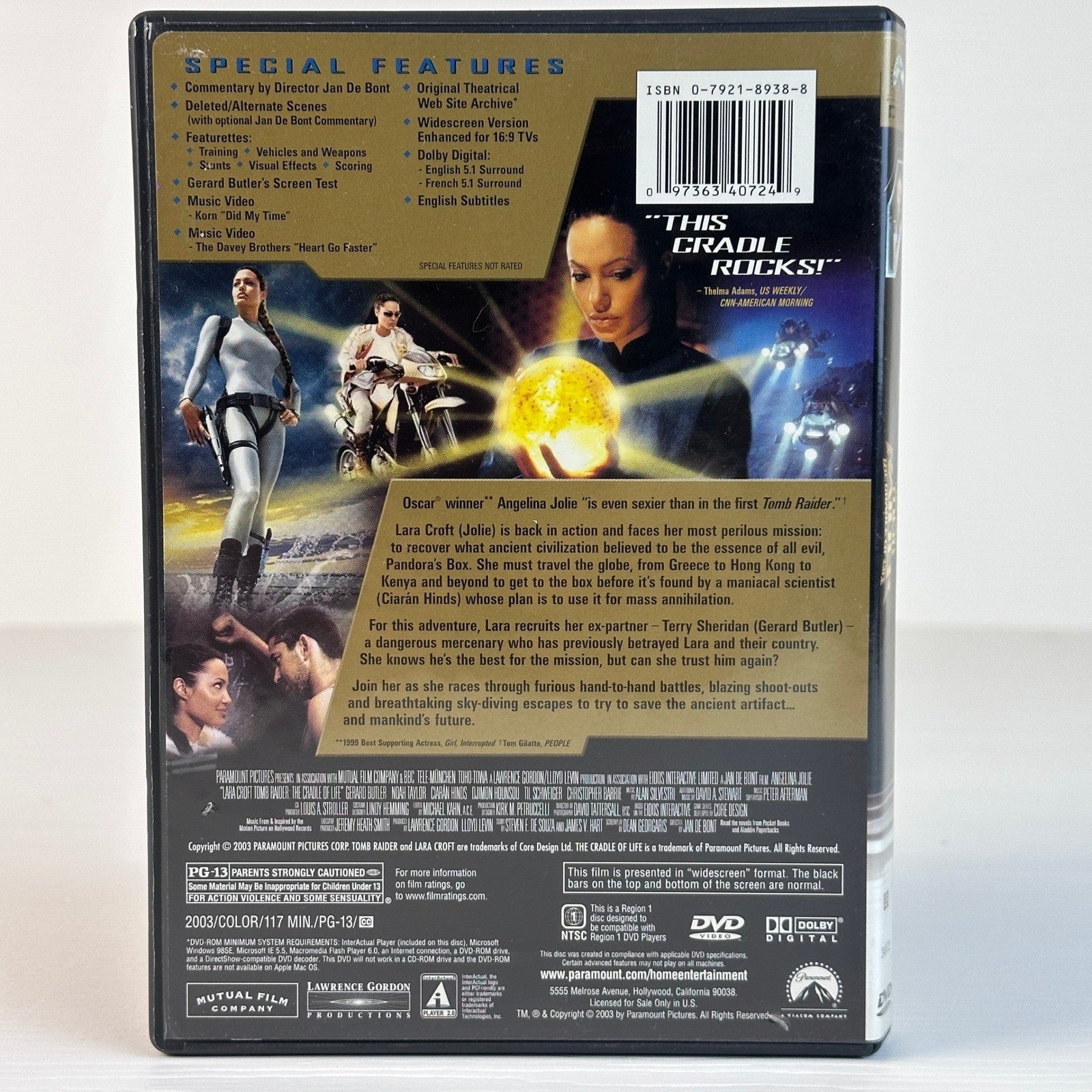 Lara Croft Tomb Raider The Cradle of Life DVD Special Collector's Edition 2-Disc by Buysaavy