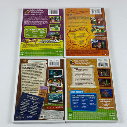 VeggieTales DVD Lot of 8 Minnesota Cuke Esther Moe Big River Rescue King George by Buysaavy