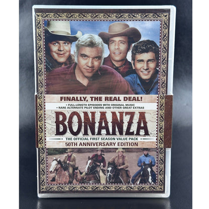Bonanza Season 1 50th Anniversary DVD Value Pack Box Set - Classic Western by Buysaavy