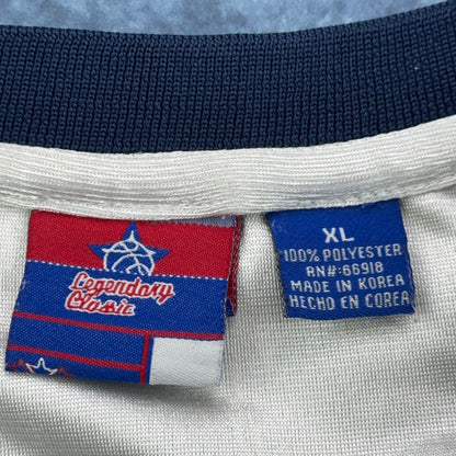 Legendary Classic Football Jersey XL Blue White Number 28 Mesh Athletic Shirt by Legendary Classic
