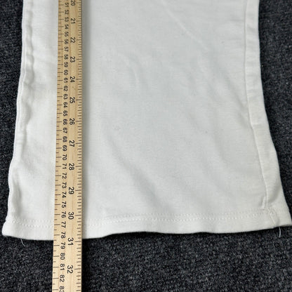 Like An Angel White Capri Sweatpants Plus Size 2X Wide Leg Drawstring Joggers by Like An Angel