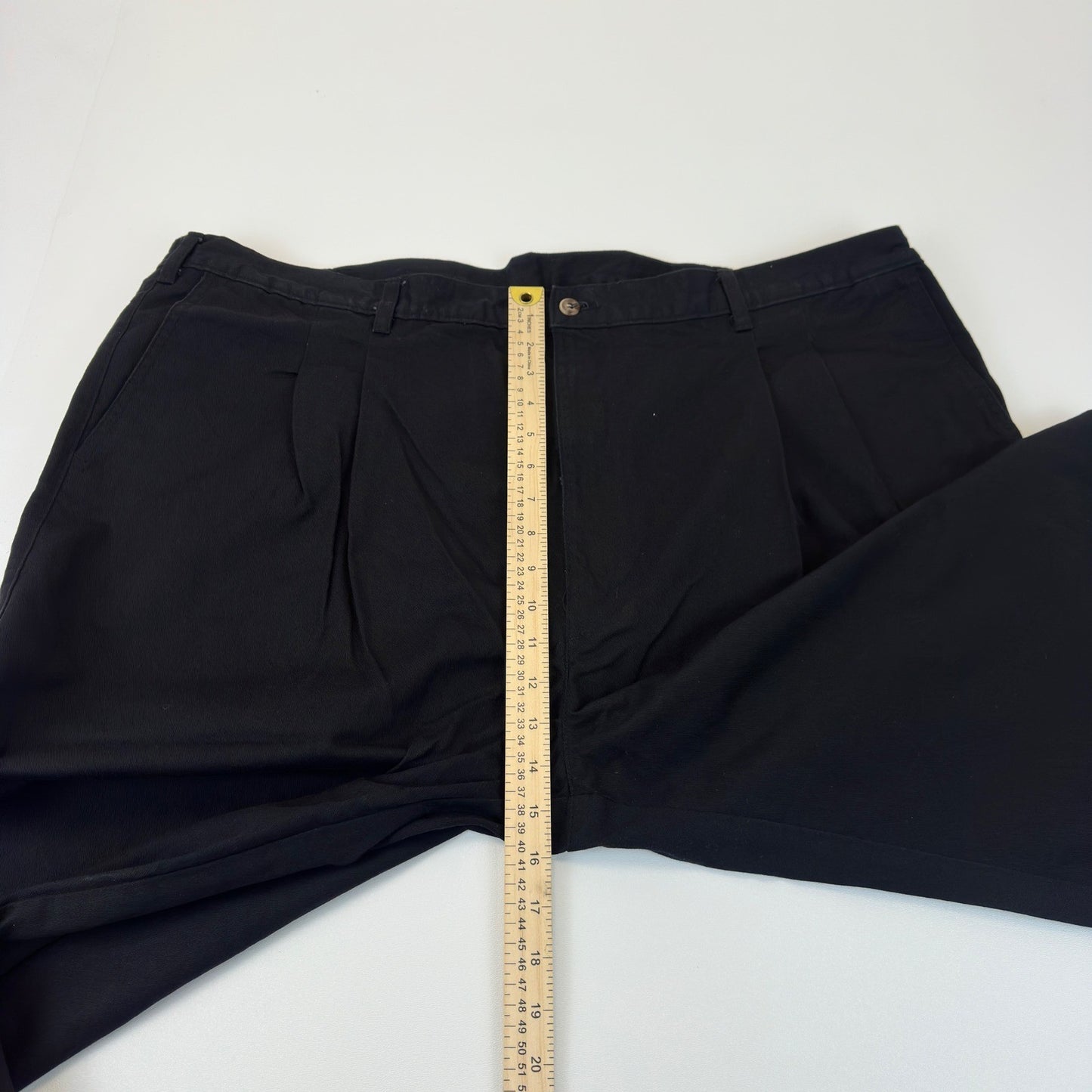 Northwest Territory Big Man Pleated Cotton Pants Black 48x29 Work Casual Chinos by Northwest Territory