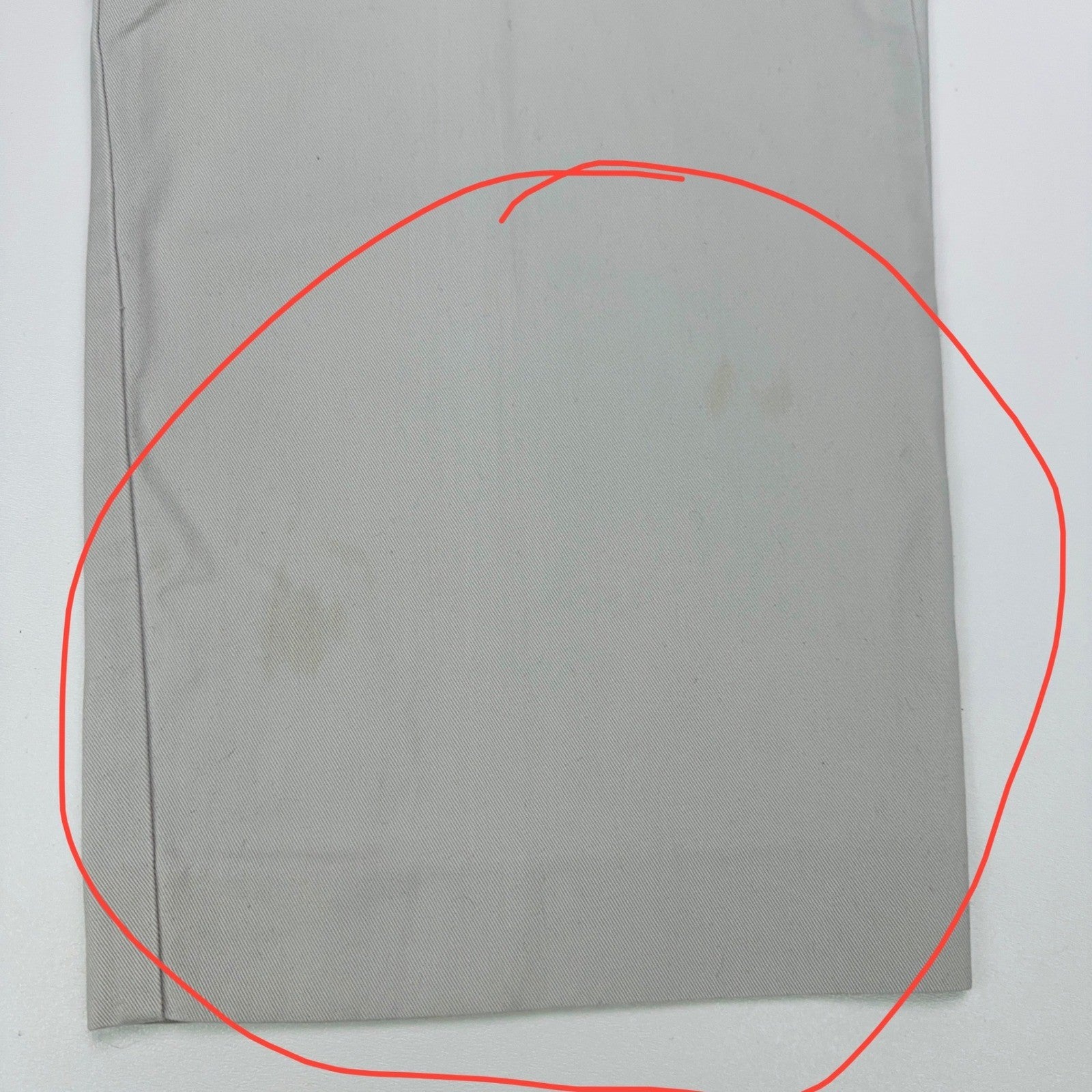 Natural Issue Mens Chino Pants 36x30 Stone Beige 100% Cotton Straight Leg Flat by Natural Issue