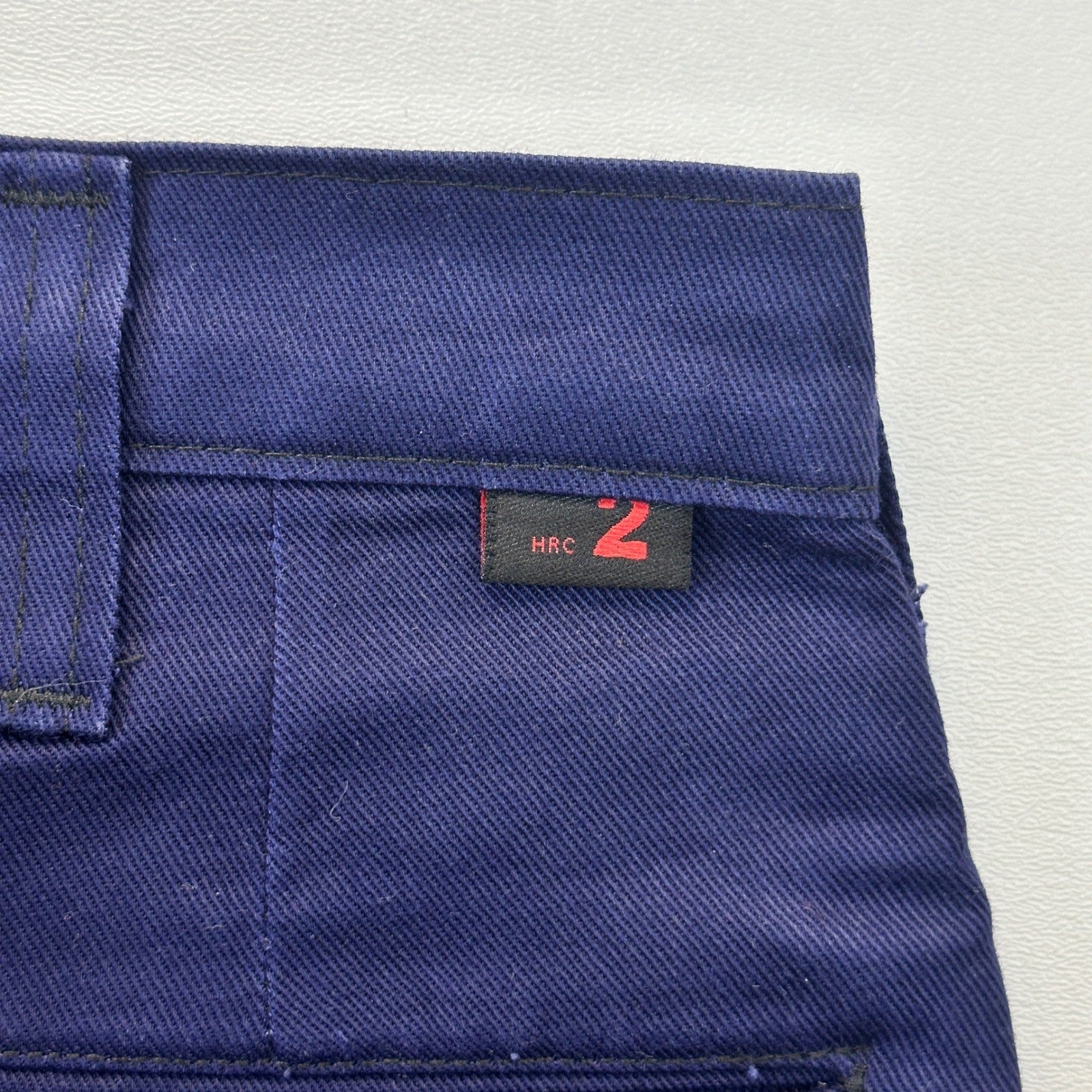 Workrite Mens Navy Blue Industrial Work Pants Cotton Twill 409ID95NB 44x42 by Workrite