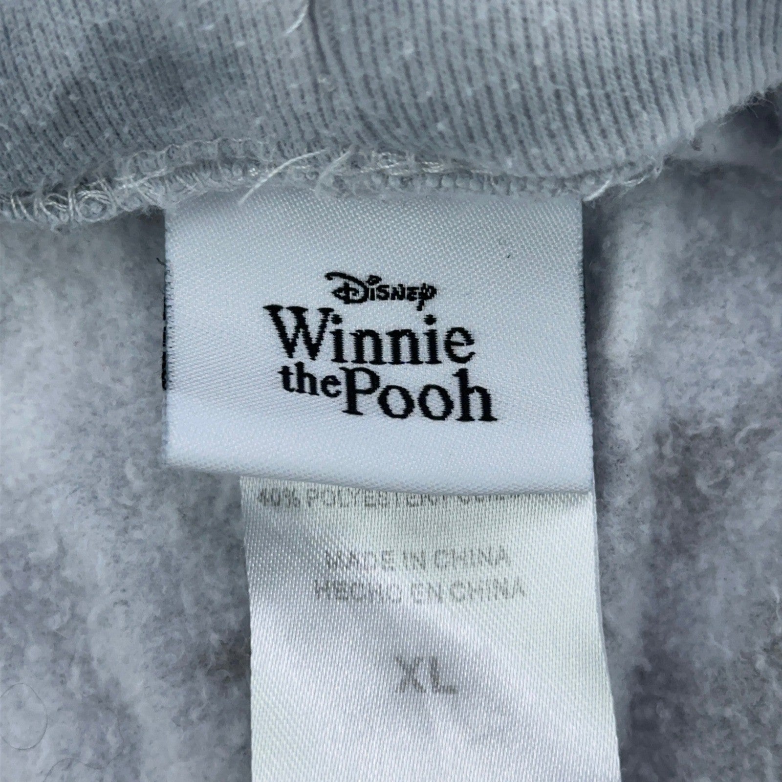 Disney Winnie the Pooh Tie Dye Loungewear Shorts Grey White XL RN71868 by Disney