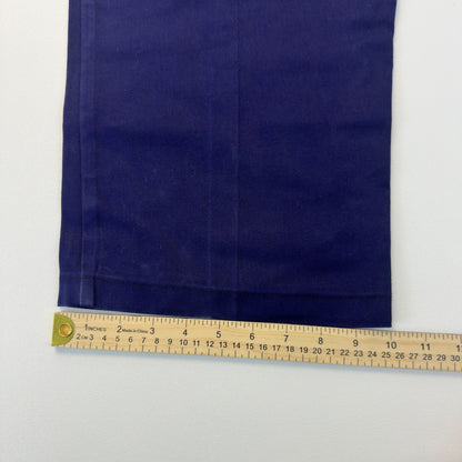 Workrite Mens Navy Blue Industrial Work Pants Cotton Twill 409ID95NB 44x42 by Workrite