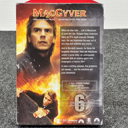 MacGyver The Complete Sixth Season 6 DVD Set Richard Dean Anderson Paramount New by Buysaavy