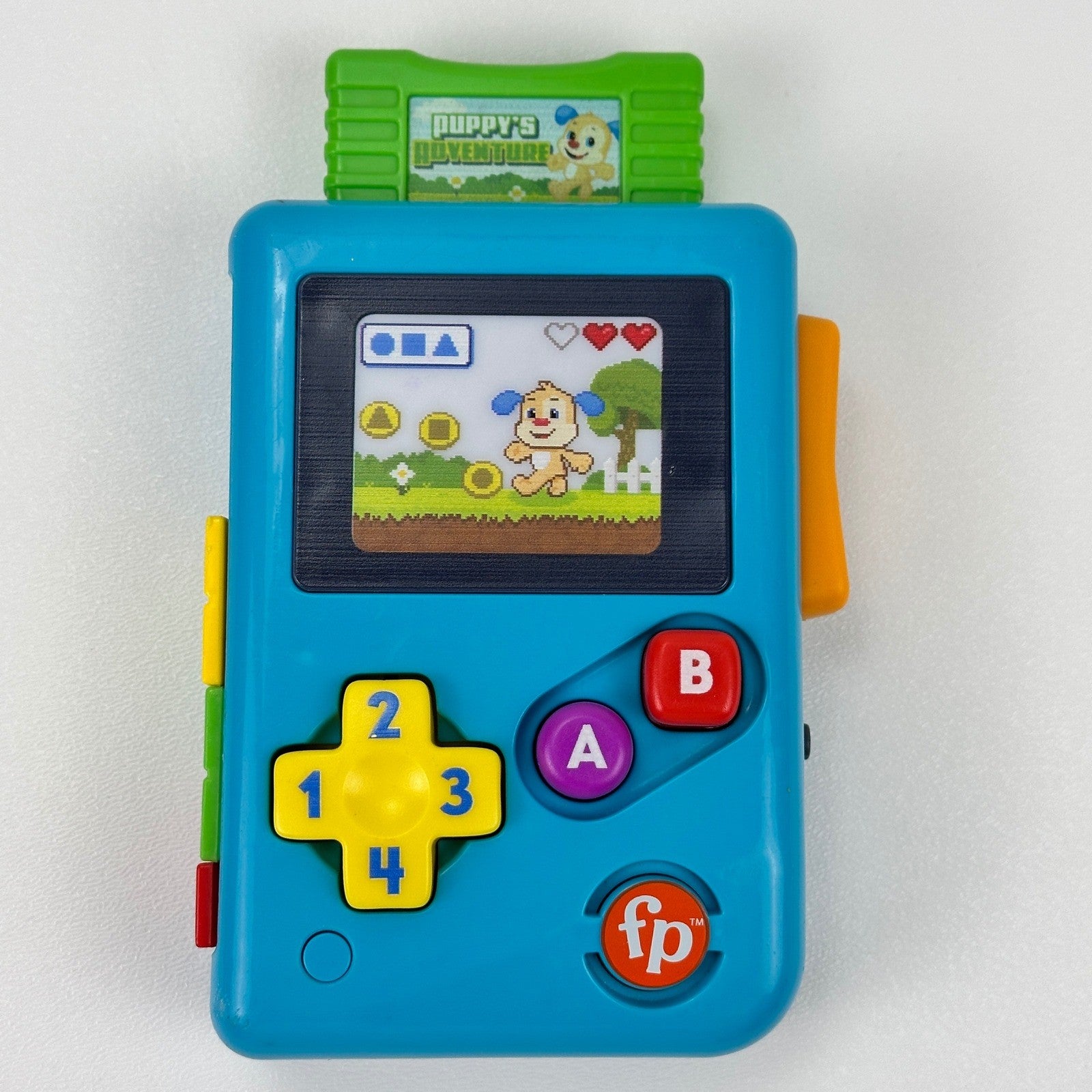 Fisher-Price Laugh & Learn Lil' Gamer GTJ65 Blue Musical Handheld Toddler Toy by Fisher-Price