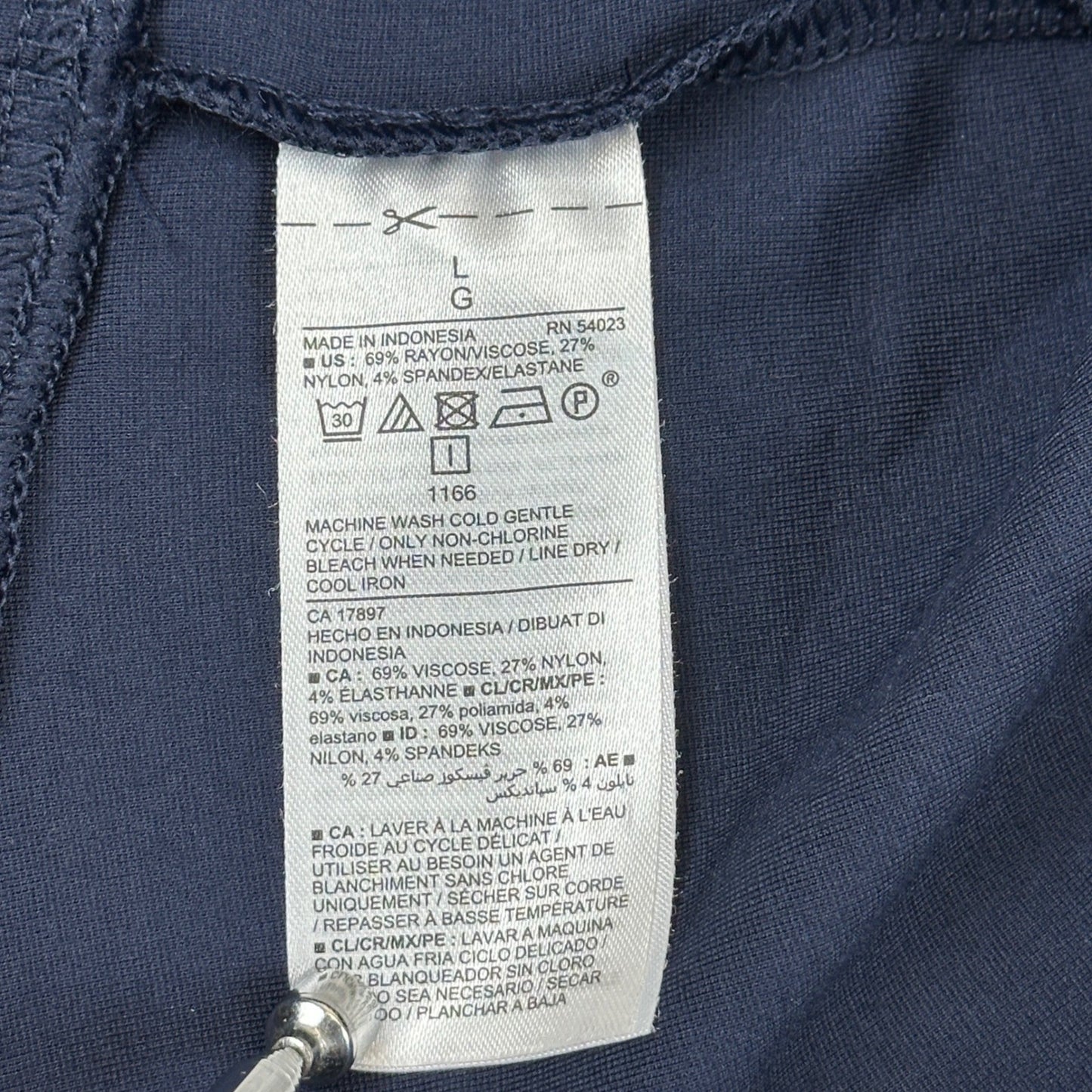 Old Navy Stevie Navy Blue High Rise Pintuck Ponte Knit Skinny Pants Womens Large by Old Navy