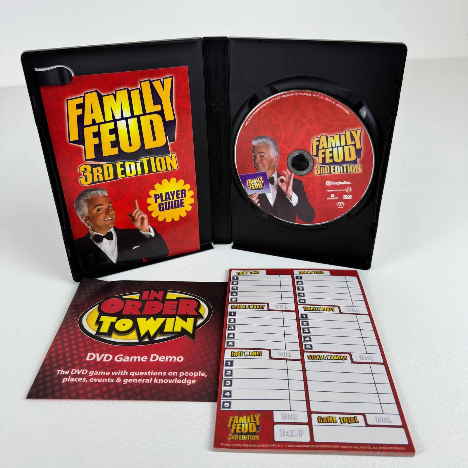 Family Feud 3rd Edition DVD Game John OHurley Imagination 2007 Trivia 2+ Players by Imagination Entertainment