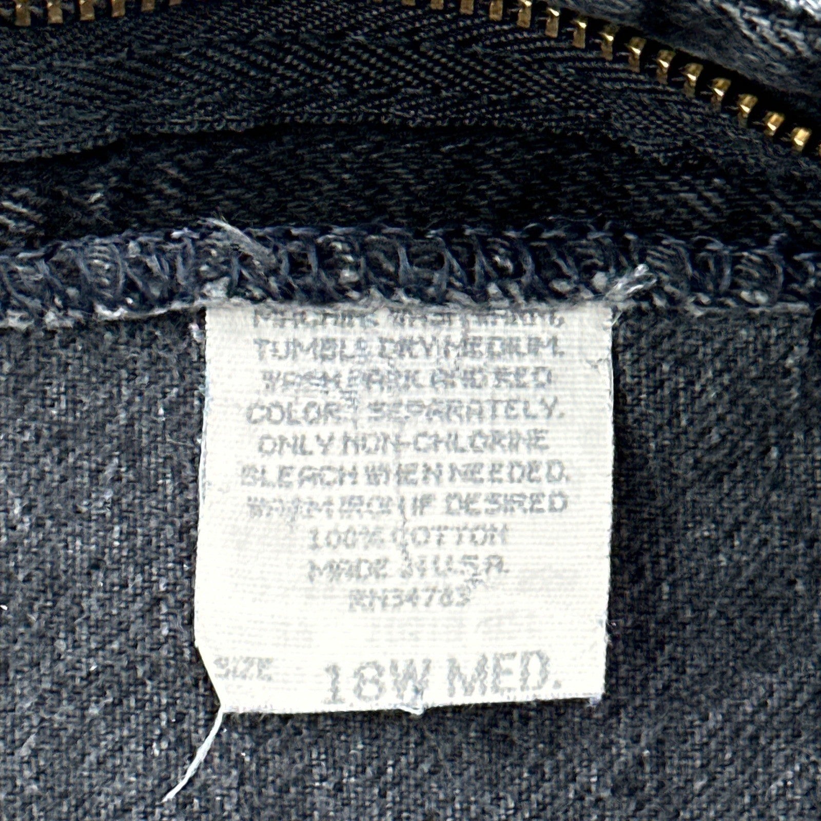 Lee Vintage 90s High Waisted Mom Jeans Faded Black Tapered Leg 18W Med USA Made by Lee