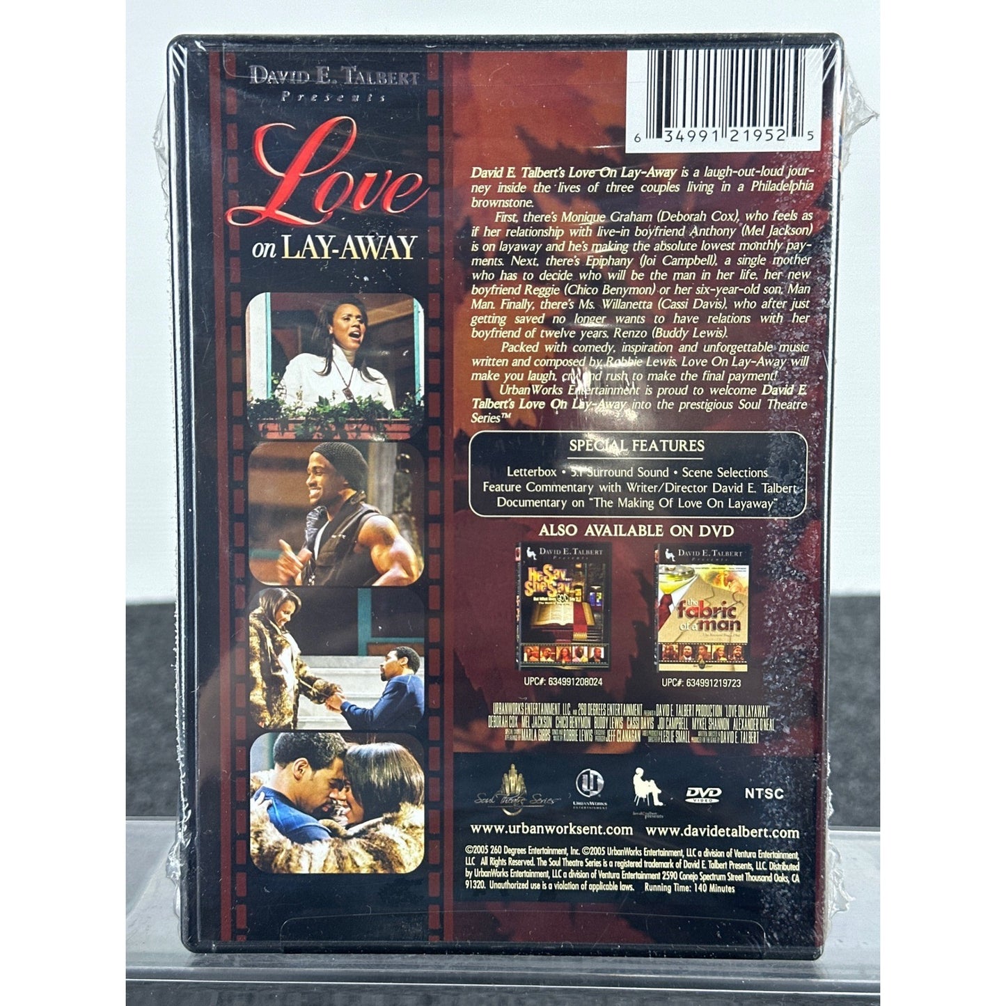 David E Talbert Love On Lay-Away The Musical Stageplay DVD New Sealed 21952-7 by Buysaavy