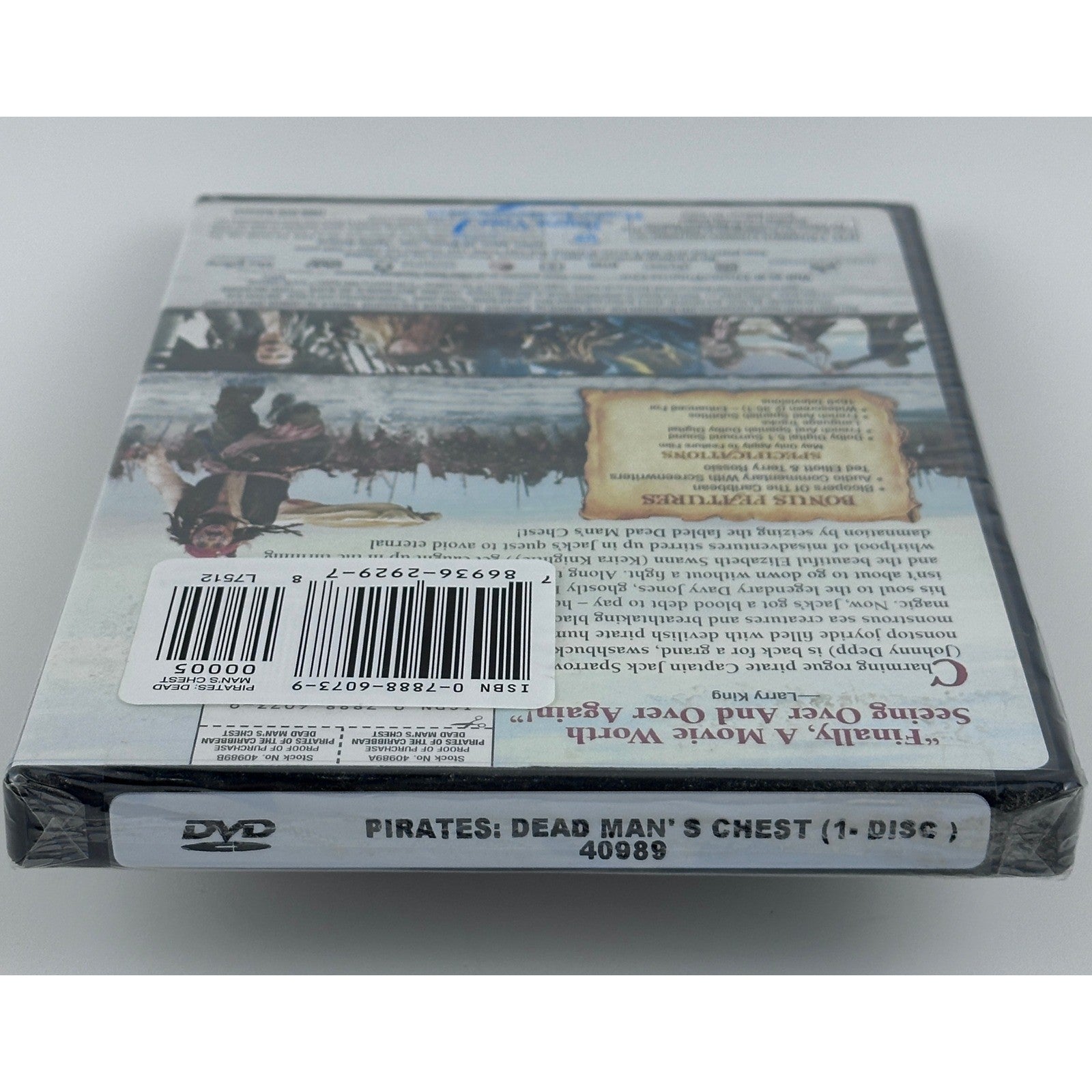 Pirates of the Caribbean: Dead Man's Chest DVD - Standard Edition, Sealed by Buysaavy