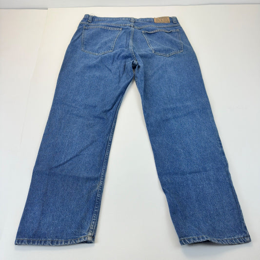 Cool Blues Mens Straight Leg Denim Jeans Medium Wash Blue 37x29 Workwear Casual by Cool Blues