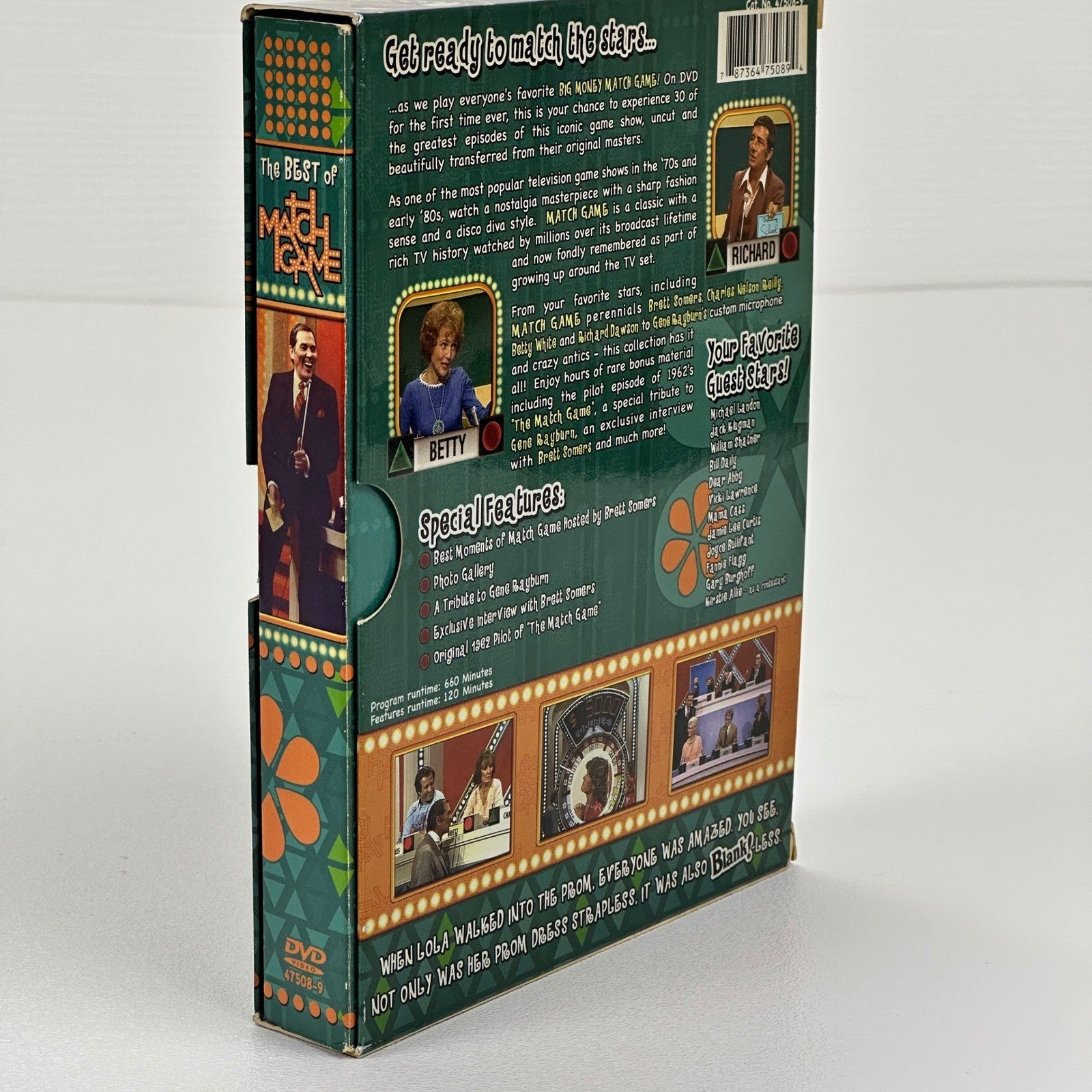 The Best of Match Game DVD Box Set 4-Disc 30 Episodes Gene Rayburn 47508-9 by Buysaavy