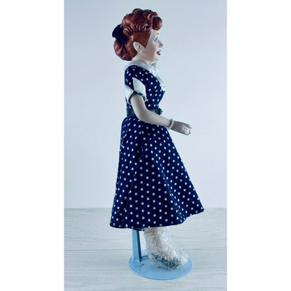 Hamilton Collection I Love Lucy Ricky Porcelain Doll Lucille Ball CBS by The Hamilton Collection