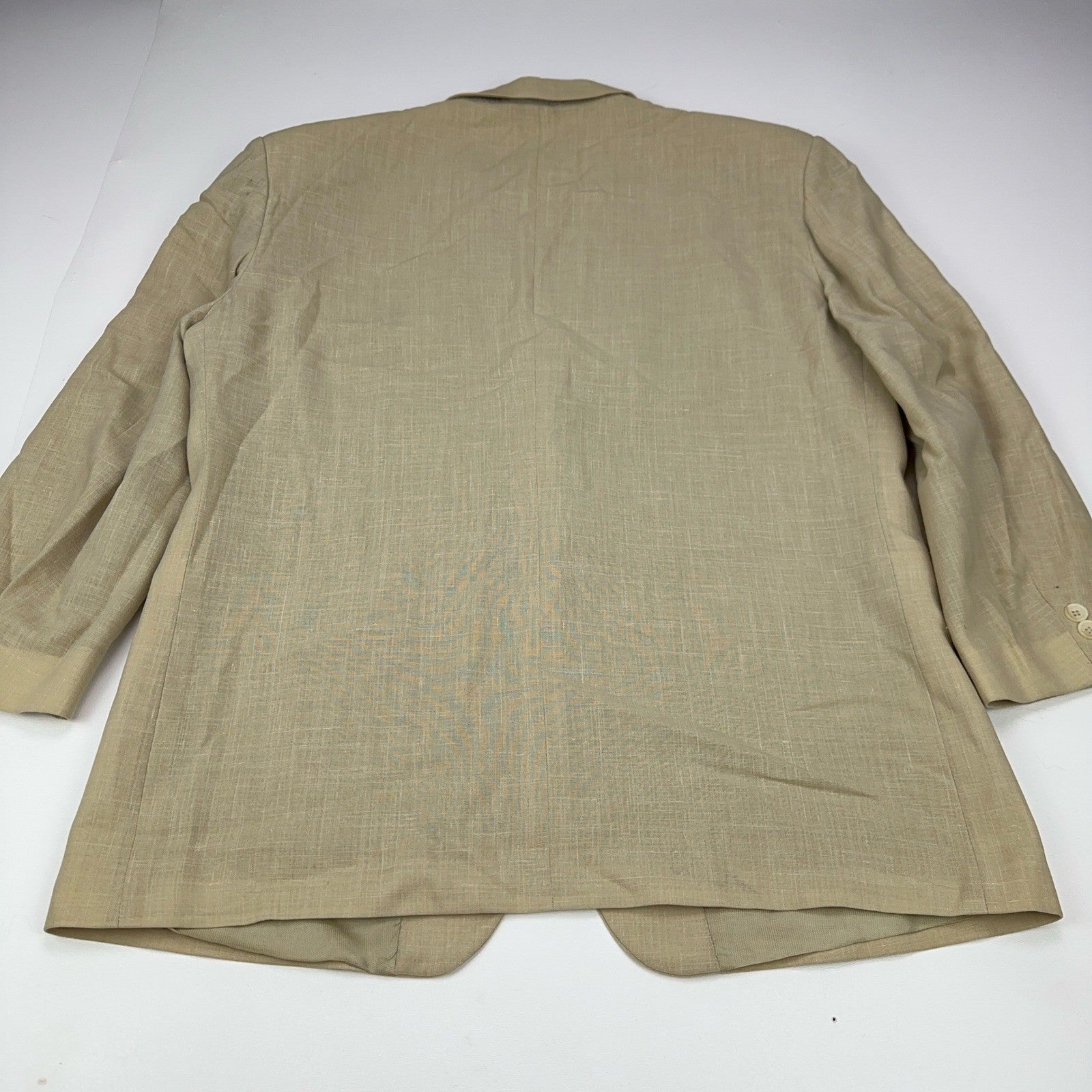 Division Vogue Tan Marzotto Italia Tessuto Blazer Sport Coat Beige Mens by Division Vogue