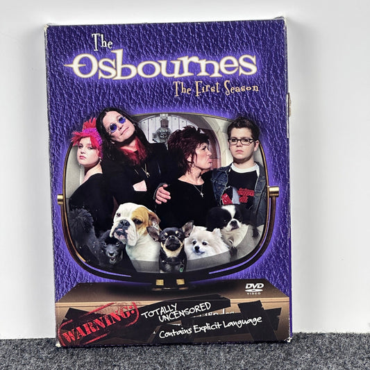 The Osbournes The First Season DVD MTV Reality Show Ozzy Uncensored Box Set by Buysaavy