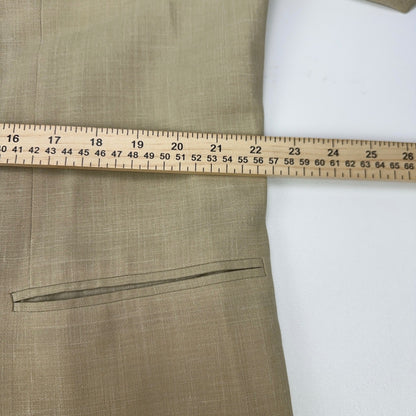 Division Vogue Tan Marzotto Italia Tessuto Blazer Sport Coat Beige Mens by Division Vogue