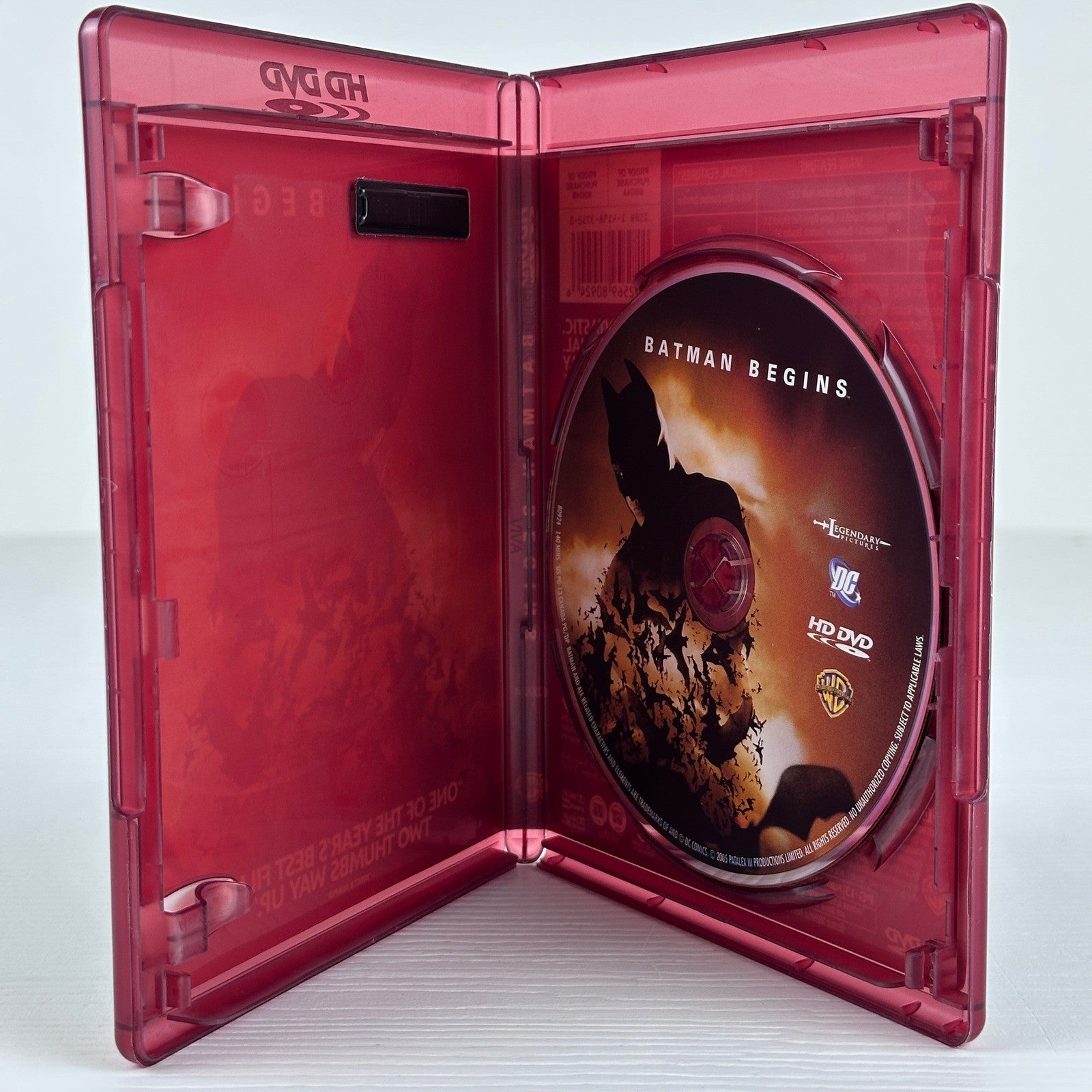 Batman Begins HD DVD 2006 Christopher Nolan Christian Bale Warner Bros 80924 by Buysaavy
