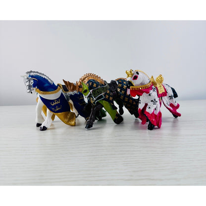 Schleich Knight Toy Figures Set of 3 Horses and Rider Action Figures by Schleich