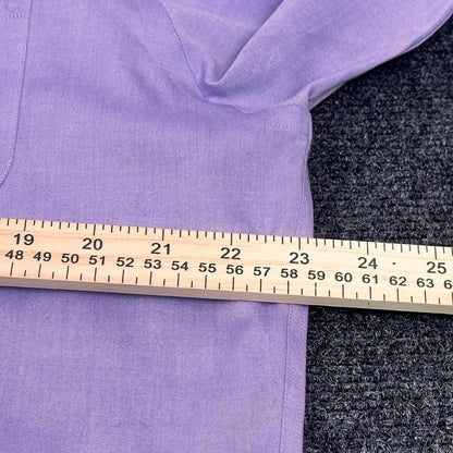 Jos A Bank Travelers Mens Tailored Fit Dress Shirt Lavender 23x33 by Jos. A. Bank