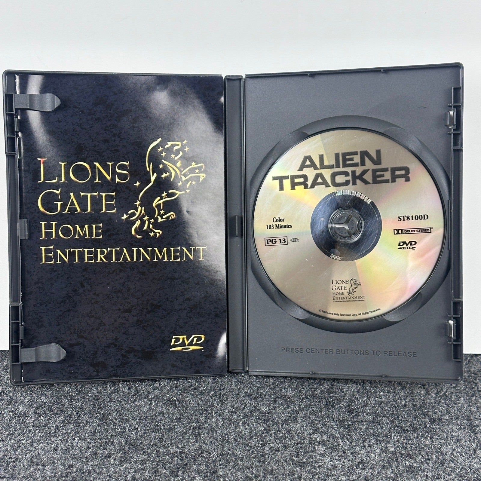 Alien Tracker DVD Adrian Paul Lions Gate Sci-Fi Action Movie PG-13 ST8100D by Buysaavy