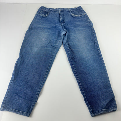 Cherokee Brand Woman Stretch Jeans 16WA Medium Wash Blue Straight Leg Denim by Cherokee Brand