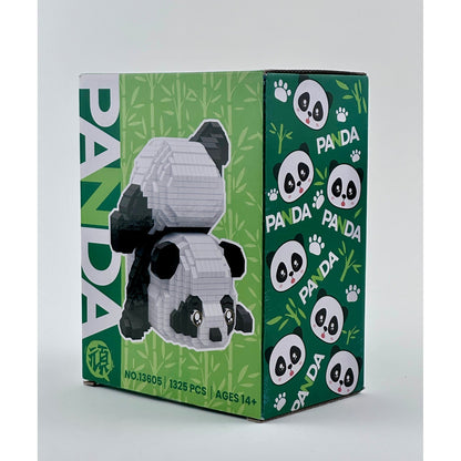 Panda Building Blocks Set 1325 PCS Interlocking Blocks Animal Figure 14+ by Unbranded
