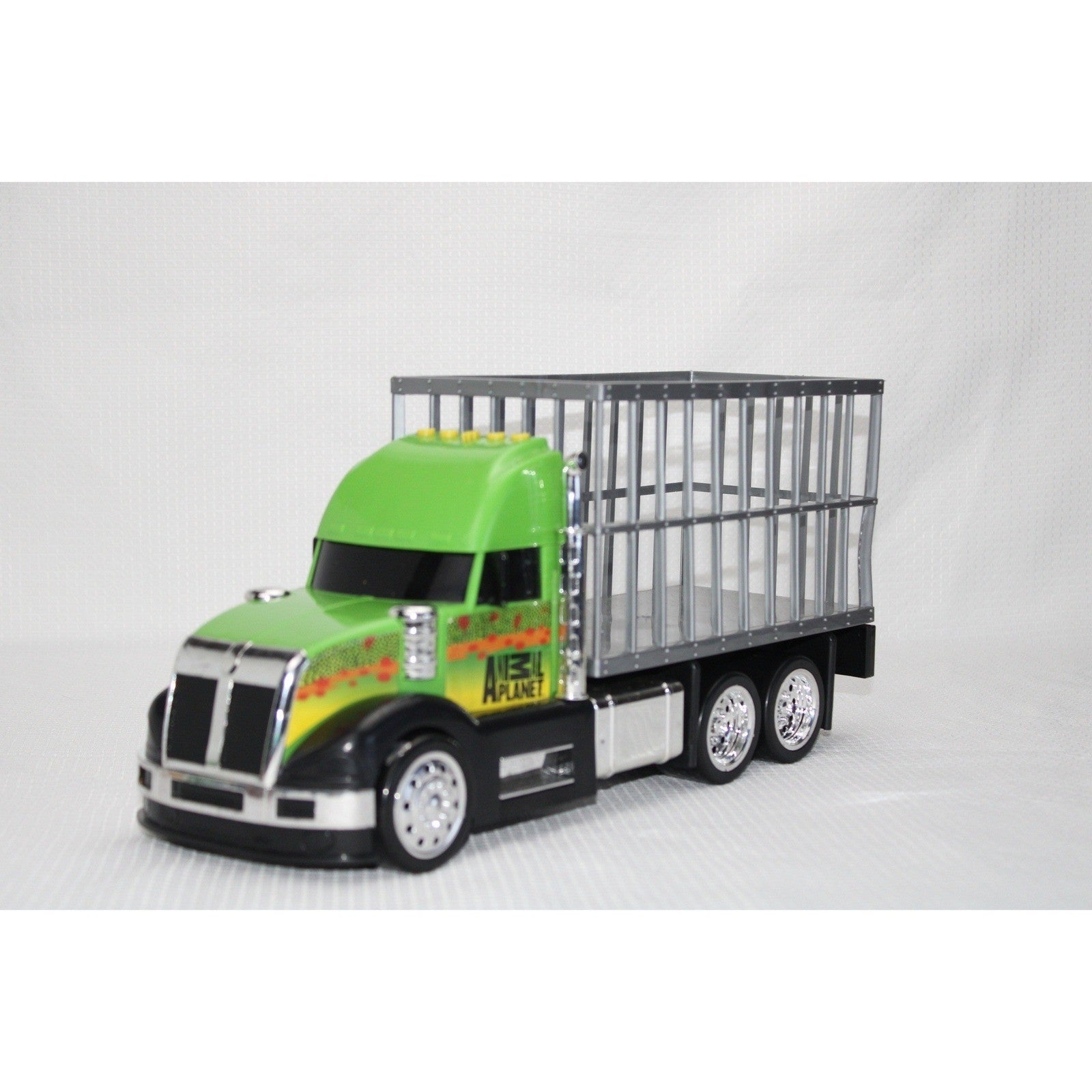Animal Planet Dinosaur Transport Truck Playset 4 Figures Accessories 14" by Animal Planet