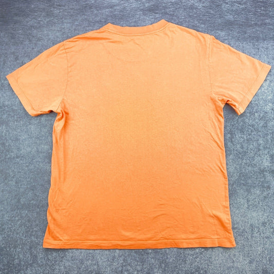 True Religion Mens Buddha Guitar Graphic T-Shirt Orange 100% Cotton Medium by True Religion