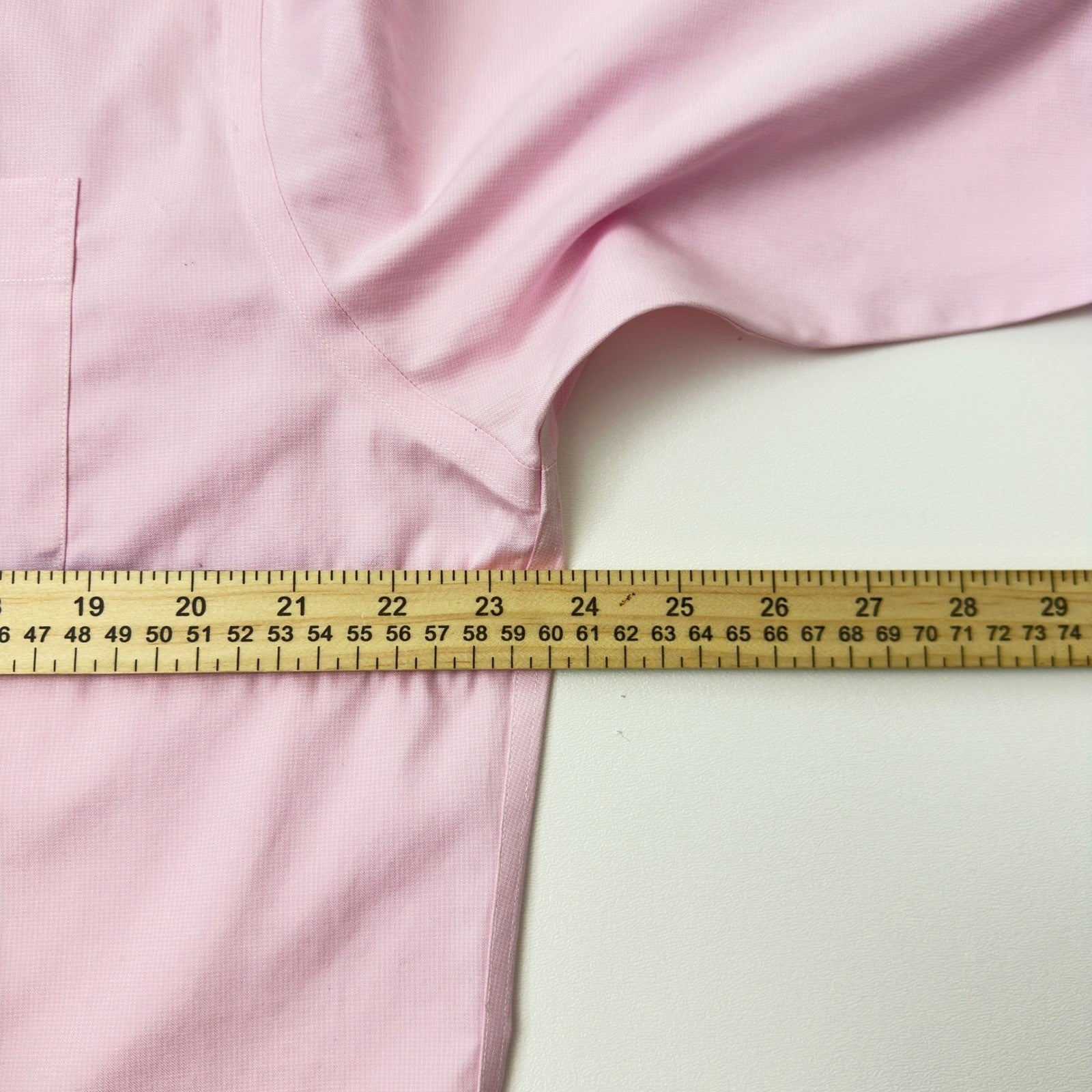 Jos. A. Bank Traveler Mens Tailored Fit Pink Cotton Dress Shirt 16.5-34 by Jos. A. Bank