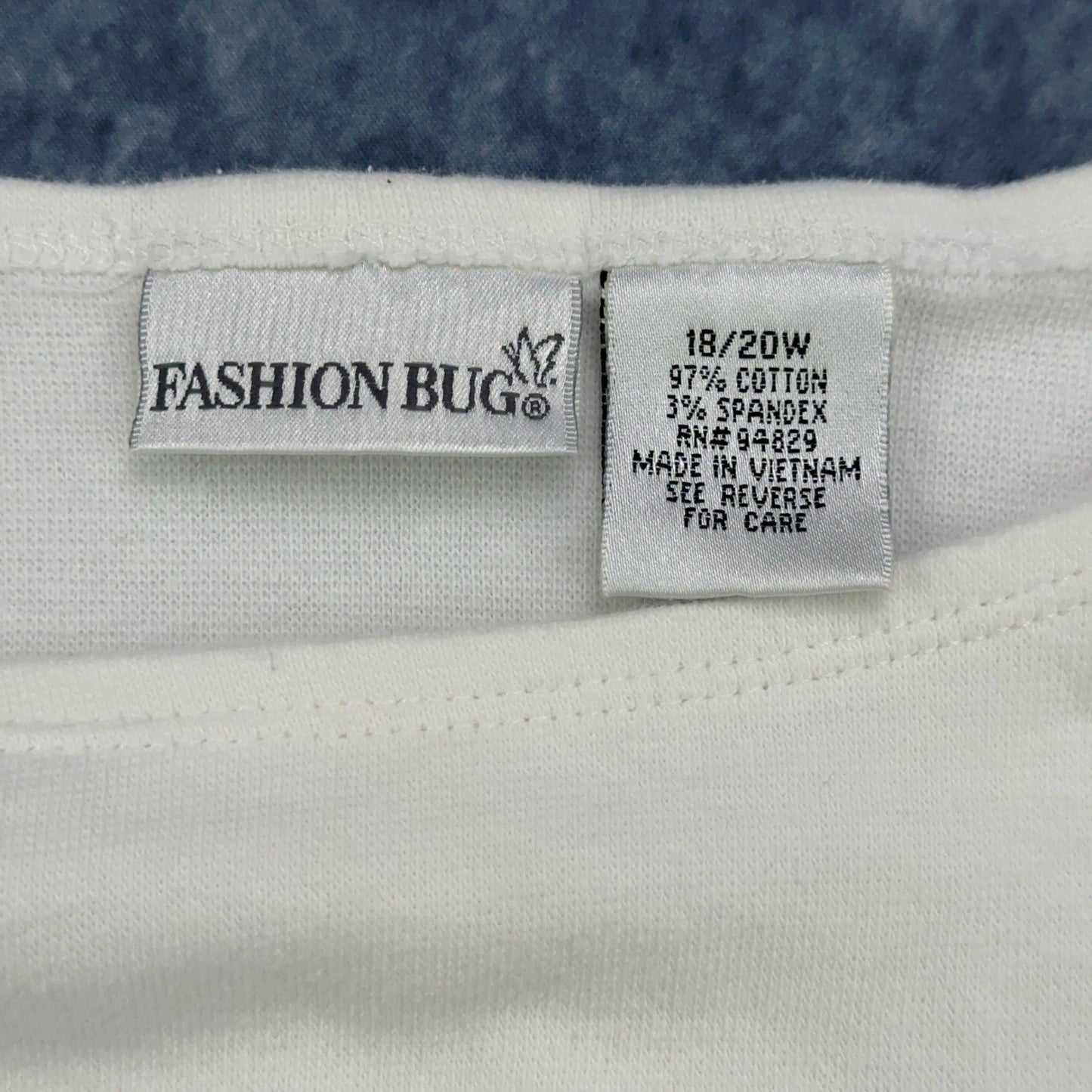 Fashion Bug Tank Top - Rhinestone Accents White by Fashion Bug