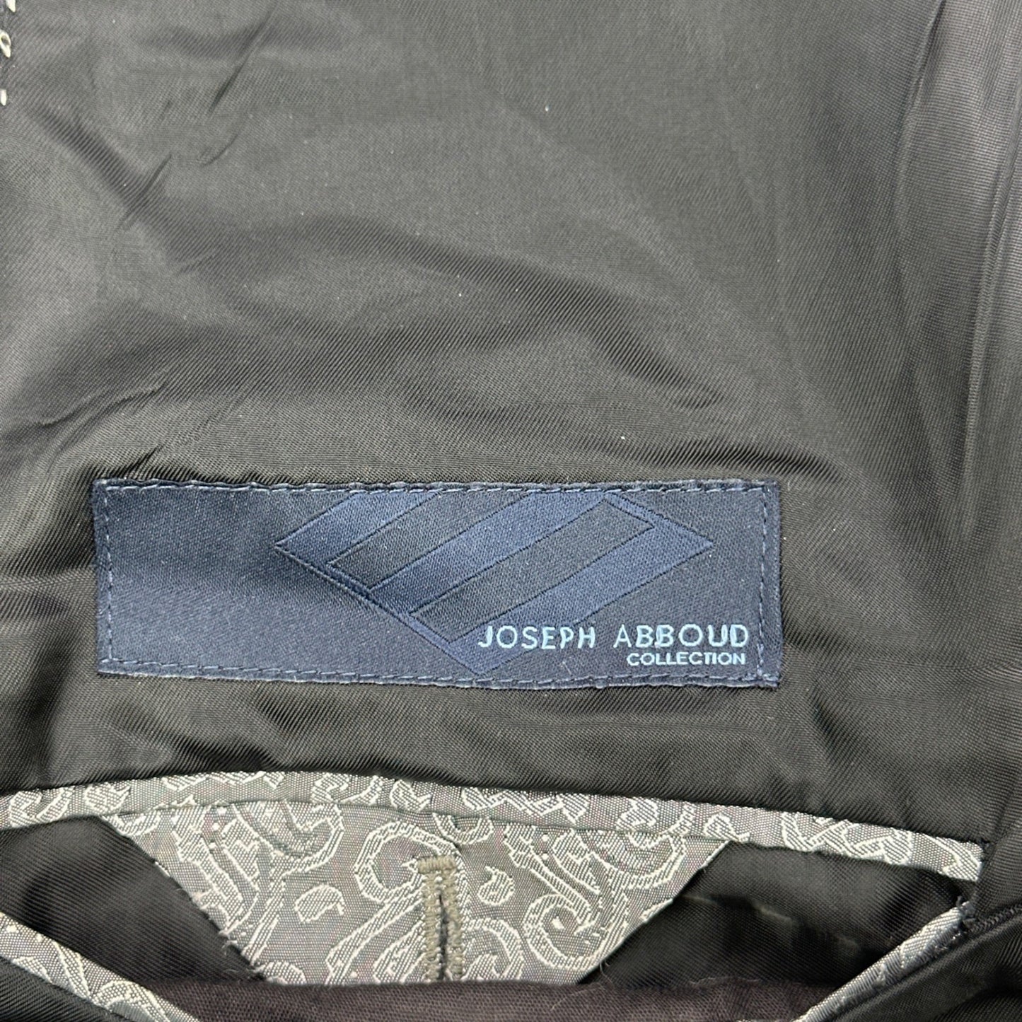 Joseph Abboud Collection Mens 44S Navy Blue Wool Micro Stripe Blazer Sport Coat by Joseph Abboud